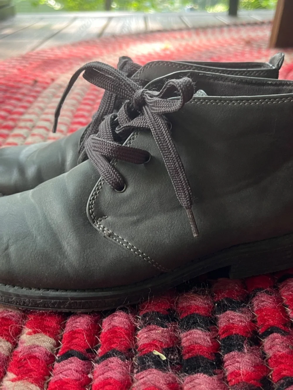 Girl's Gray Dress Boots Size 2